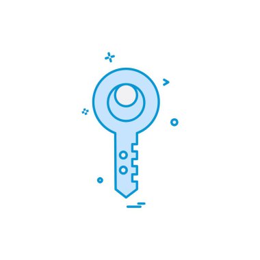 Anahtar simge tasarlamak vektör