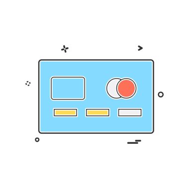 Alışveriş simge tasarlamak vektör 