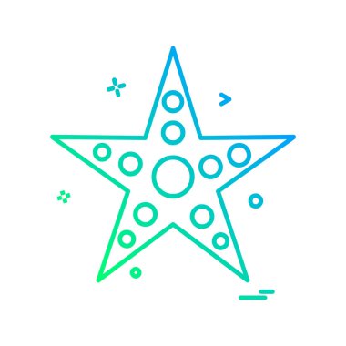 Yüzme simgesi tasarım vektörü 