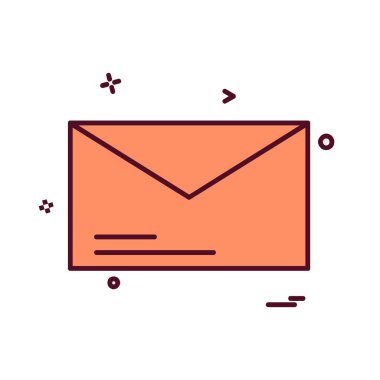 İleti simge tasarlamak vektör