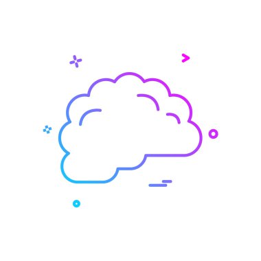 Beyin simge tasarlamak vektör