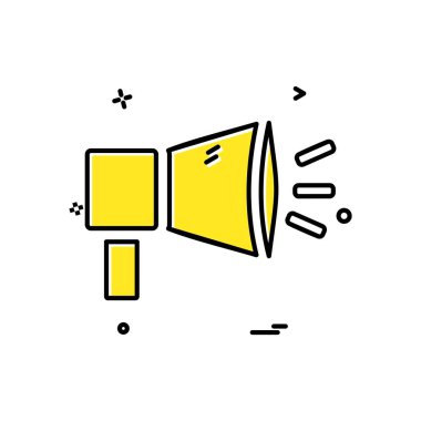 Mega telefon simge tasarlamak vektör