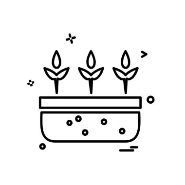 Ekoloji simge deisgn vektör