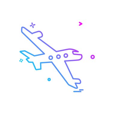 Seyahat simgesi tasarım vektörü