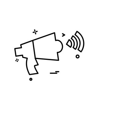 Hoparlör simge tasarlamak vektör 