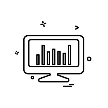 Bilgisayar simgesi tasarım vektörü