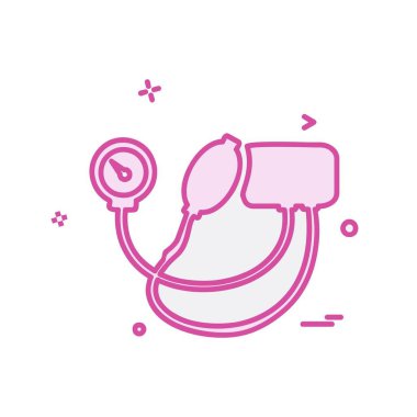 Tansiyon simgesi tasarım vektörü