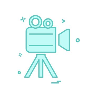 Kamera simgesi tasarım vektörü