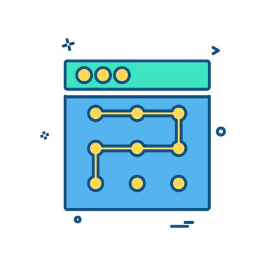 Web düzeni simge tasarım vektörü