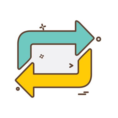 Simge tasarım vektörünü tazele