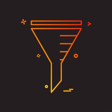 Filtre simge vektör tasarımı