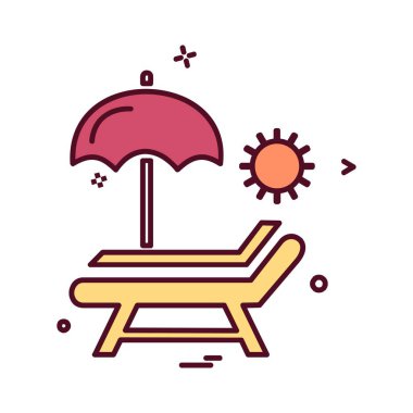 Piknik simgesi tasarım vektörü 