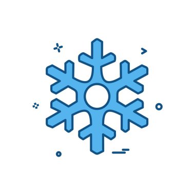 Noel Kar Taneleri simgesi tasarım vektörü