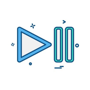 Ortam düğmeleri dizayn vektörü