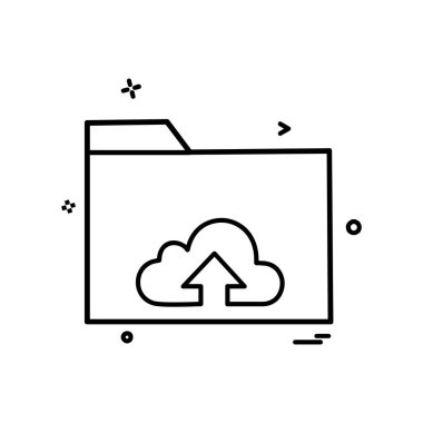 Klasör simge tasarlamak vektör