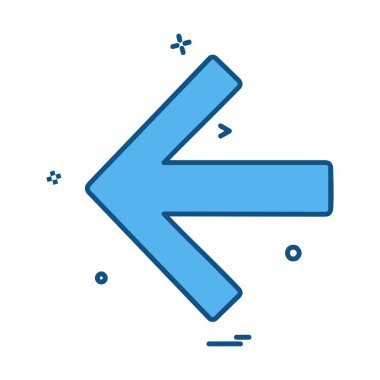 Ok simgesi tasarım vektörü