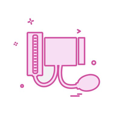 Tansiyon simgesi tasarım vektörü