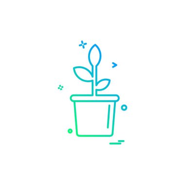 Ekoloji simgesi tasarım vektörü 