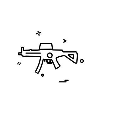 Silah simge tasarlamak vektör 