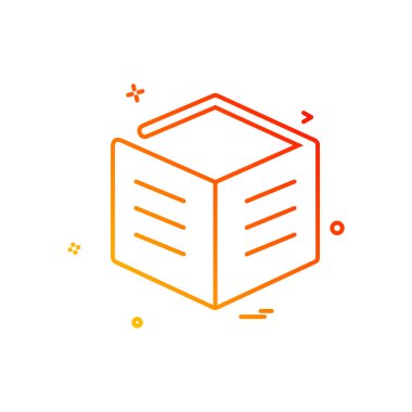 küp simge tasarlamak vektör