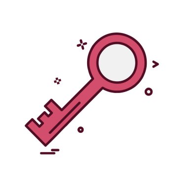 Anahtar simge tasarlamak vektör