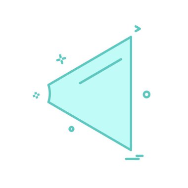 Simge tasarlamak vektör geri