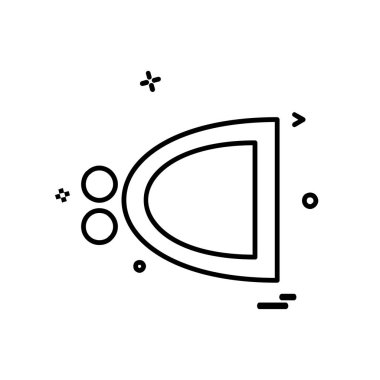 Kod simgesi tasarım vektörü