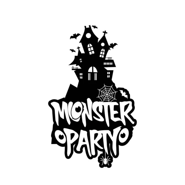 Monster Part Design Med Kreativ Design Vektor — Stock vektor