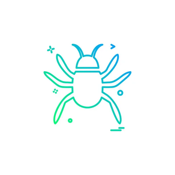 Insekten Icon Design Vektor — Stockvektor