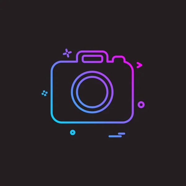 Camera Pictogram Vector Design — Stockvector