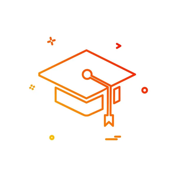 Convocation Icon Design Vector — Stock Vector