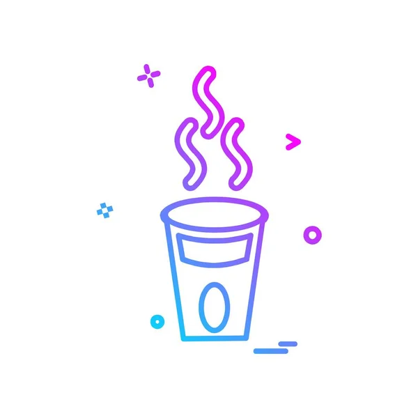 Drink Icon Design Bunte Vektorillustration — Stockvektor