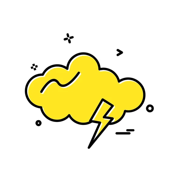 Diseño Iconos Nube Ilustración Vectores Coloridos — Archivo Imágenes Vectoriales