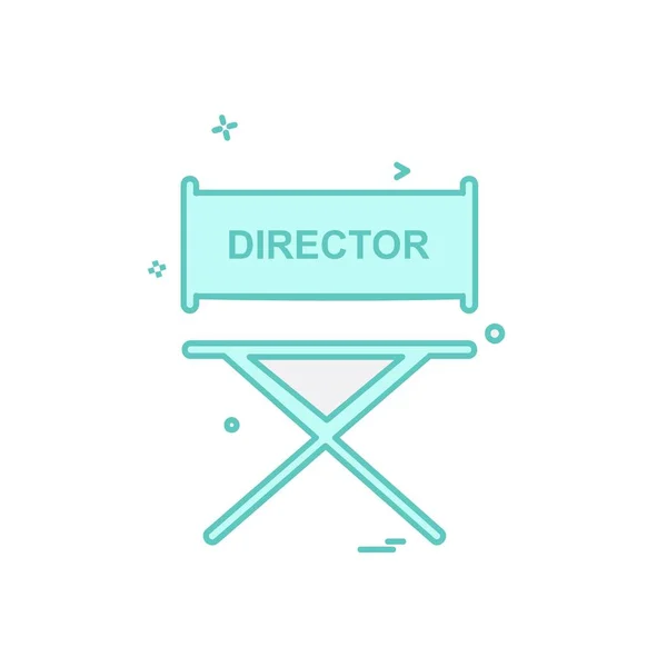 Regisseur Ikone Design Vektor — Stockvektor