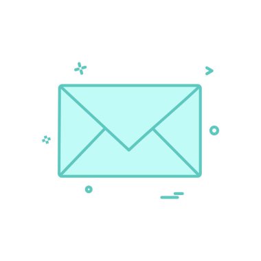 İleti simge tasarlamak vektör