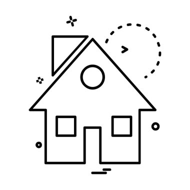 Emlak simge tasarlamak vektör