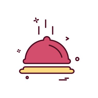 Gıda simge tasarlamak vektör