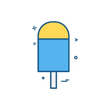 Gıda simgesi tasarım vektörü