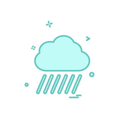 Weather simge vektör beyaz arka plan üzerinde