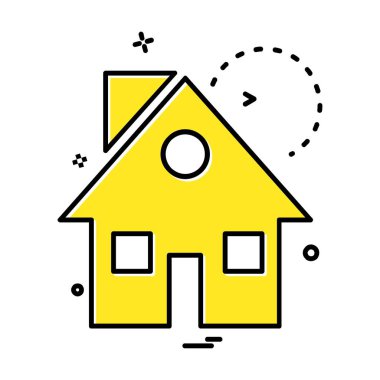 Emlak simge tasarlamak vektör