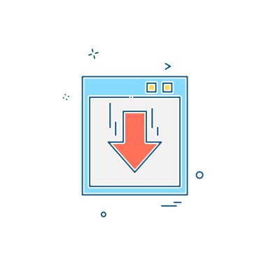 İş simgesi tasarım vektörü