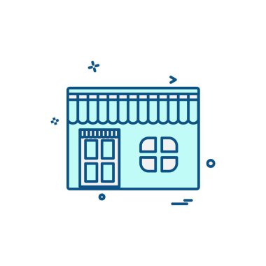 Alışveriş simge tasarlamak vektör 