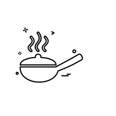 Mutfak simgesi tasarım vektörü 