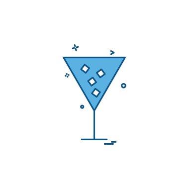 Cam simge tasarım vektörü 