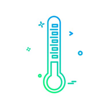 Termometre simge tasarlamak vektör