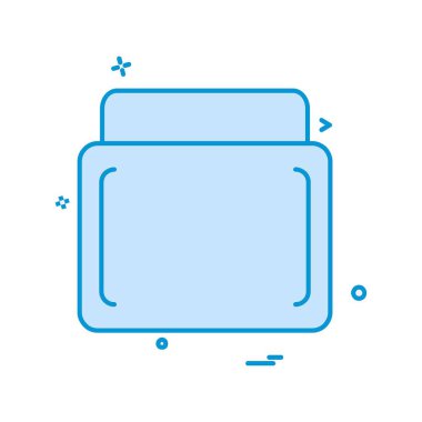 Kozmetik simgesi tasarım vektörü