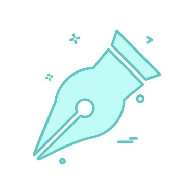 Kalem simge tasarlamak vektör