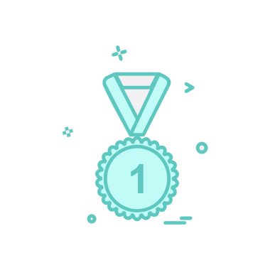 madalya simge tasarlamak vektör 