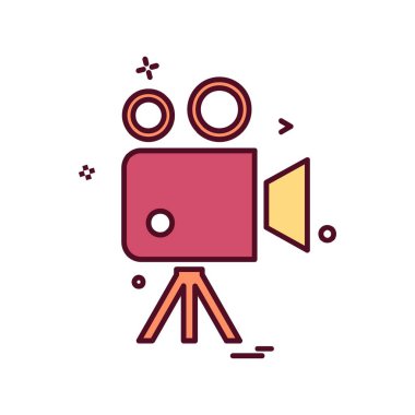 Medya simge vektör beyaz arka plan üzerinde