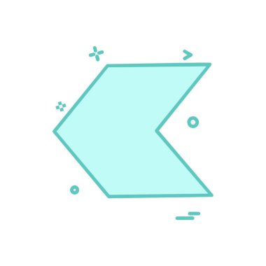 Ok simgesi tasarım vektörü